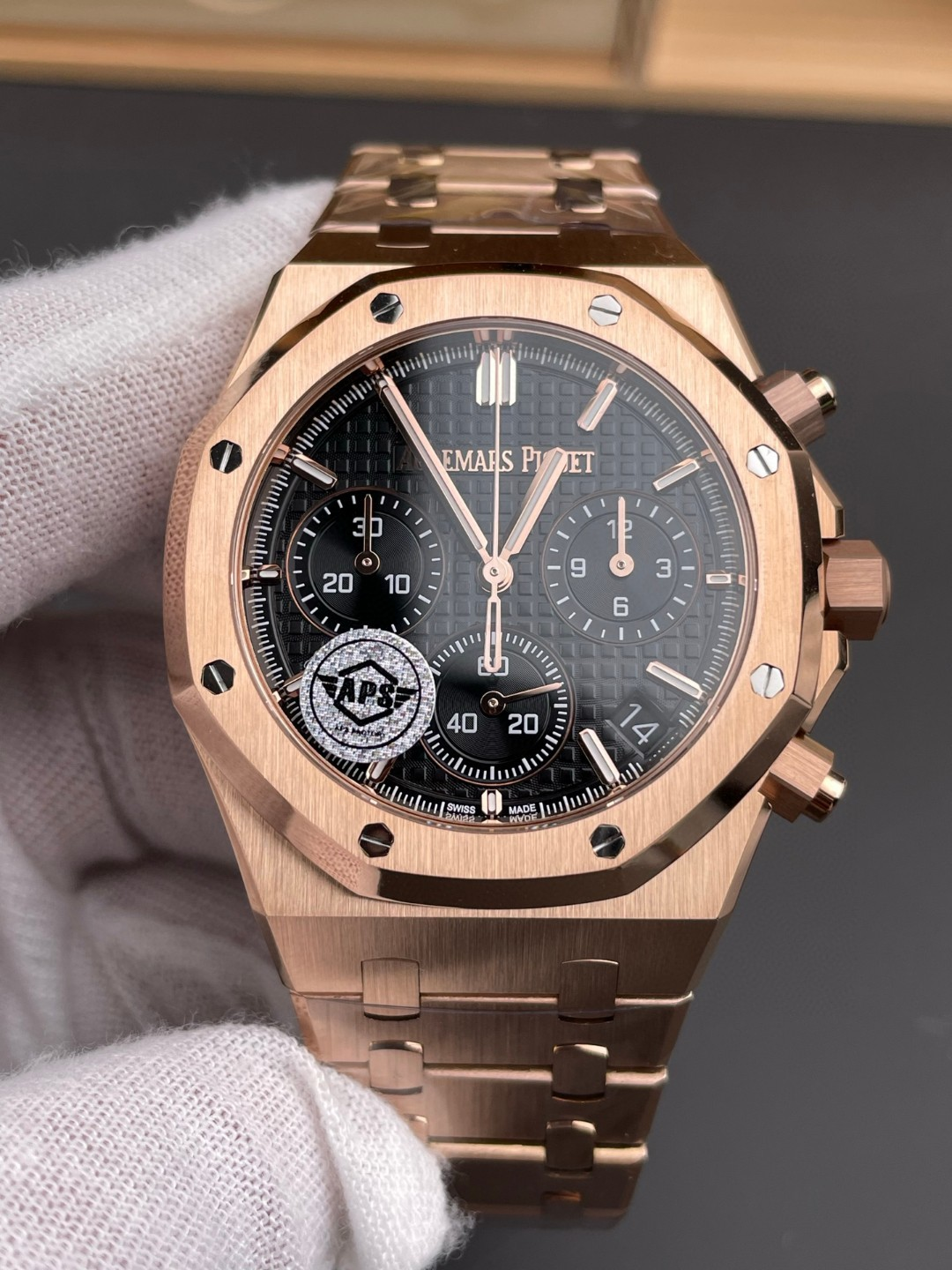 Royal Oak Chronograph Rose/Black 26240OR