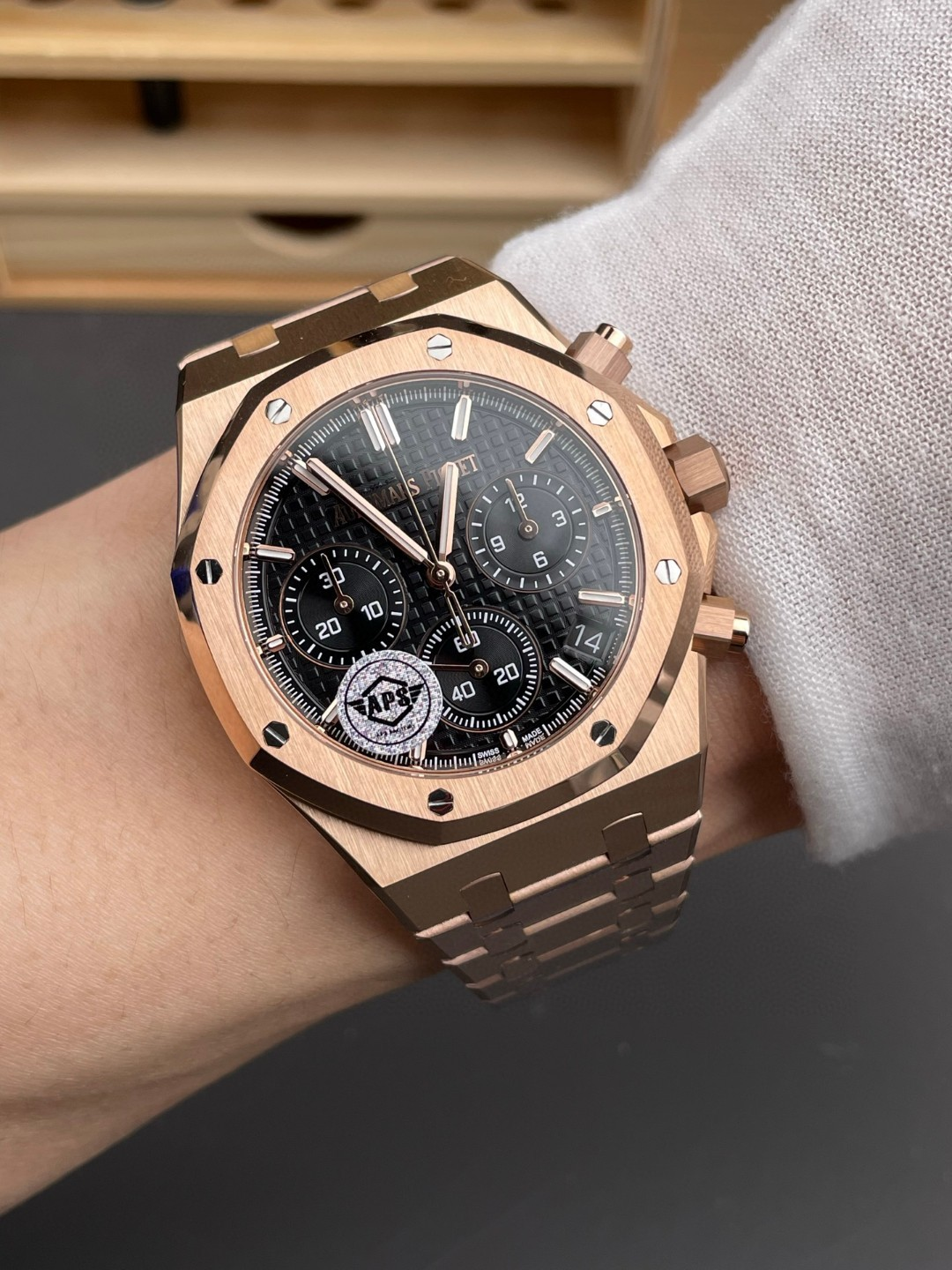 Royal Oak Chronograph Rose/Black 26240OR