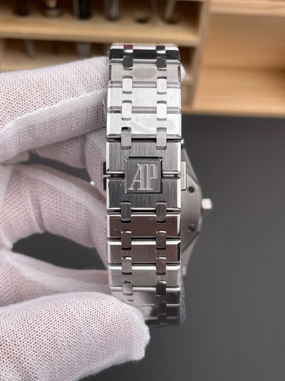 Royal Oak Skeleton Silver/Black 15407ST