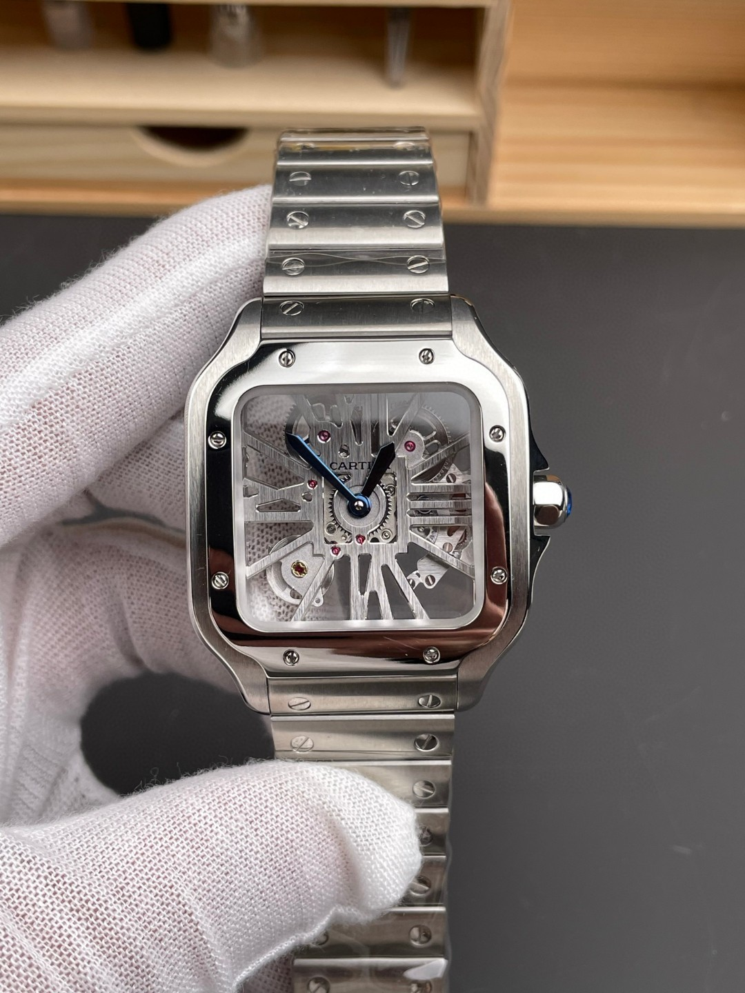 Santos Skeleton Silver/White