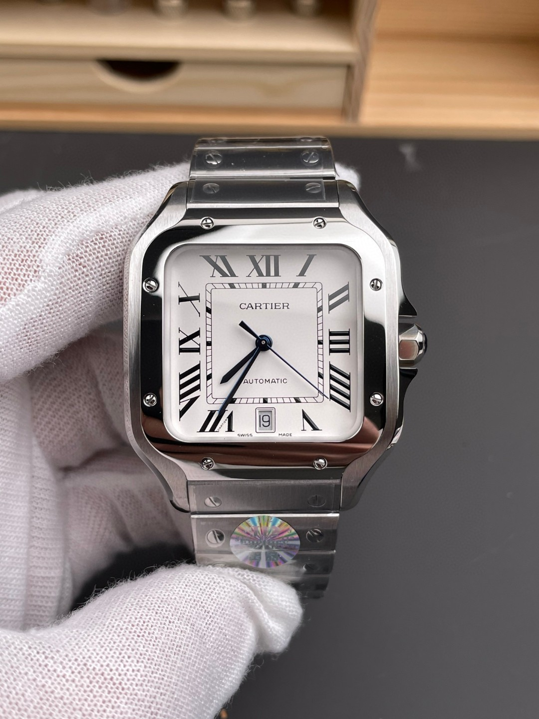 Santos Silver/White