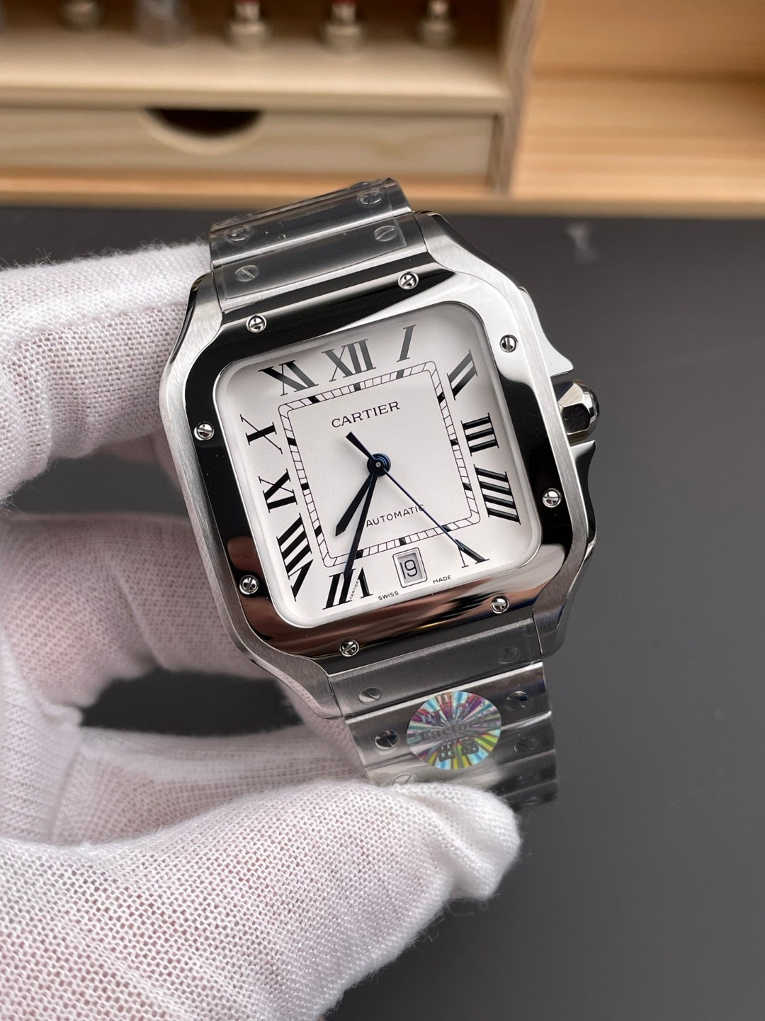 Santos Silver/White