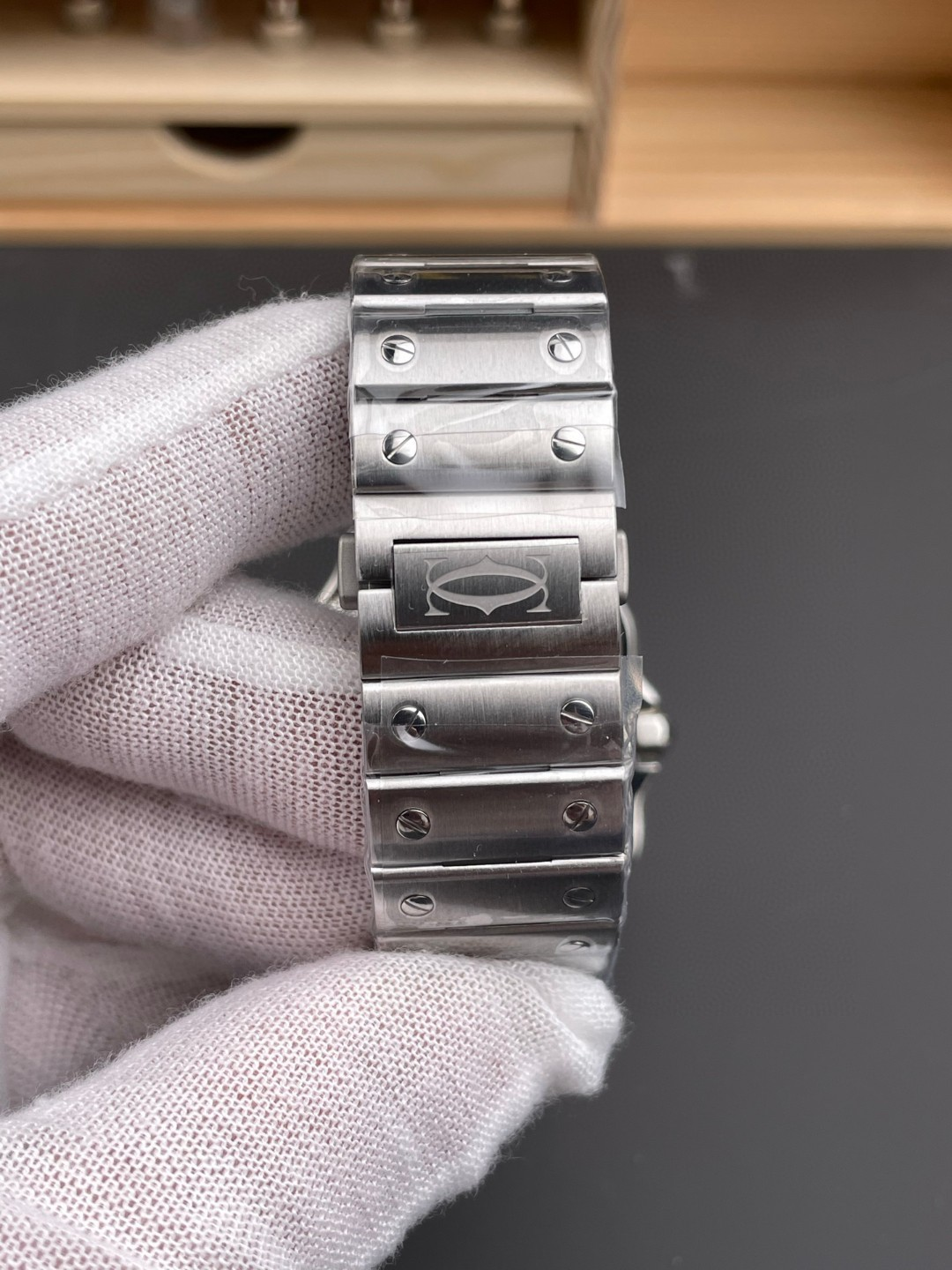 Santos Silver/White