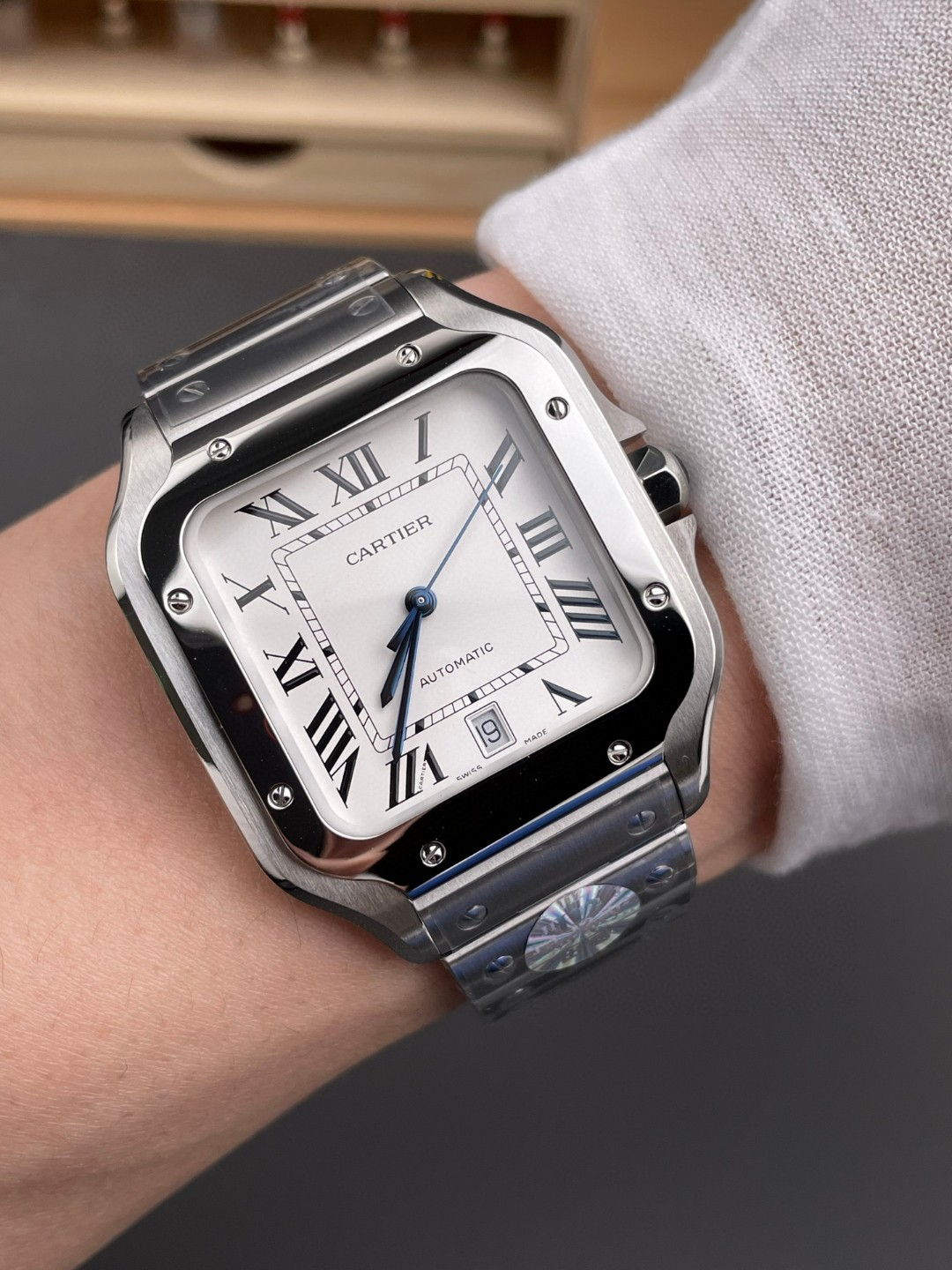 Santos Silver/White