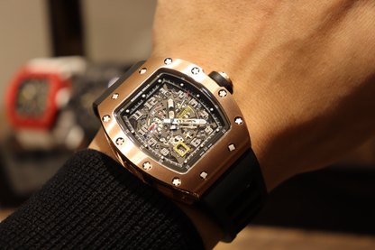 RM 030 Titanium and Rose Gold