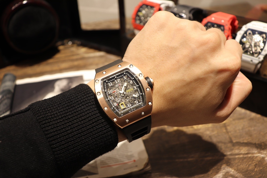 RM 030 Titanium and Rose Gold