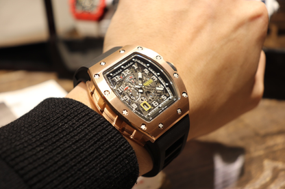 RM 030 Titanium and Rose Gold