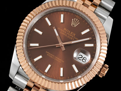 Datejust 126331 Silver/Chocolate